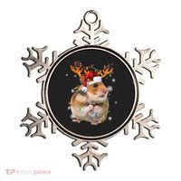 Hamster Reindeer Christmas Lights Funny Hamster Xmas Gift Ornament thumb 0