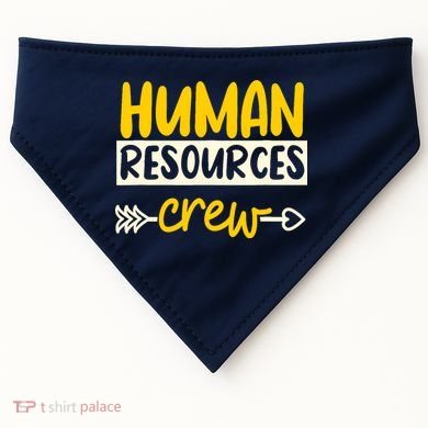 Human Resources Crew Hr Management Recruitment Hrm USA-Made Doggie Bandana