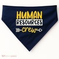 Human Resources Crew Hr Management Recruitment Hrm USA-Made Doggie Bandana thumb 0