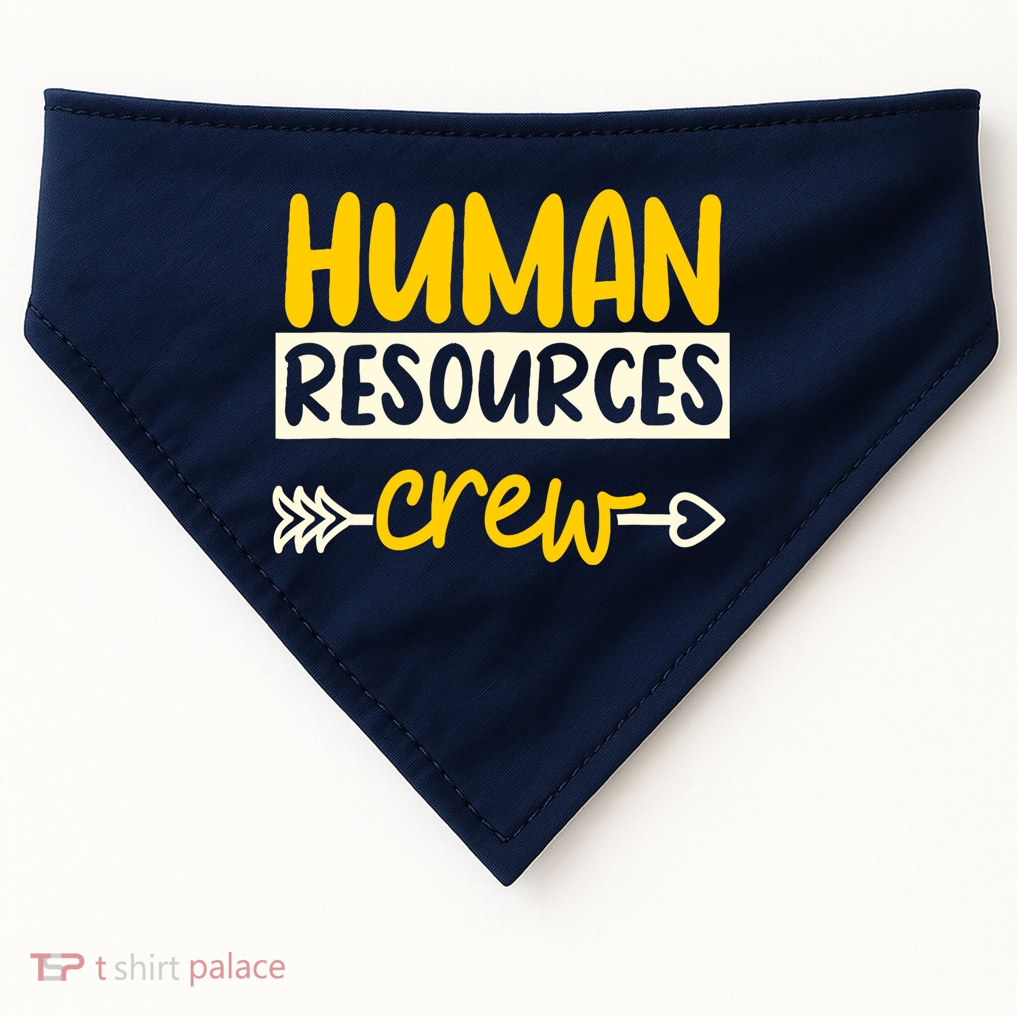 Human Resources Crew Hr Management Recruitment Hrm USA-Made Doggie Bandana