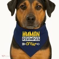 Human Resources Crew Hr Management Recruitment Hrm USA-Made Doggie Bandana thumb 1