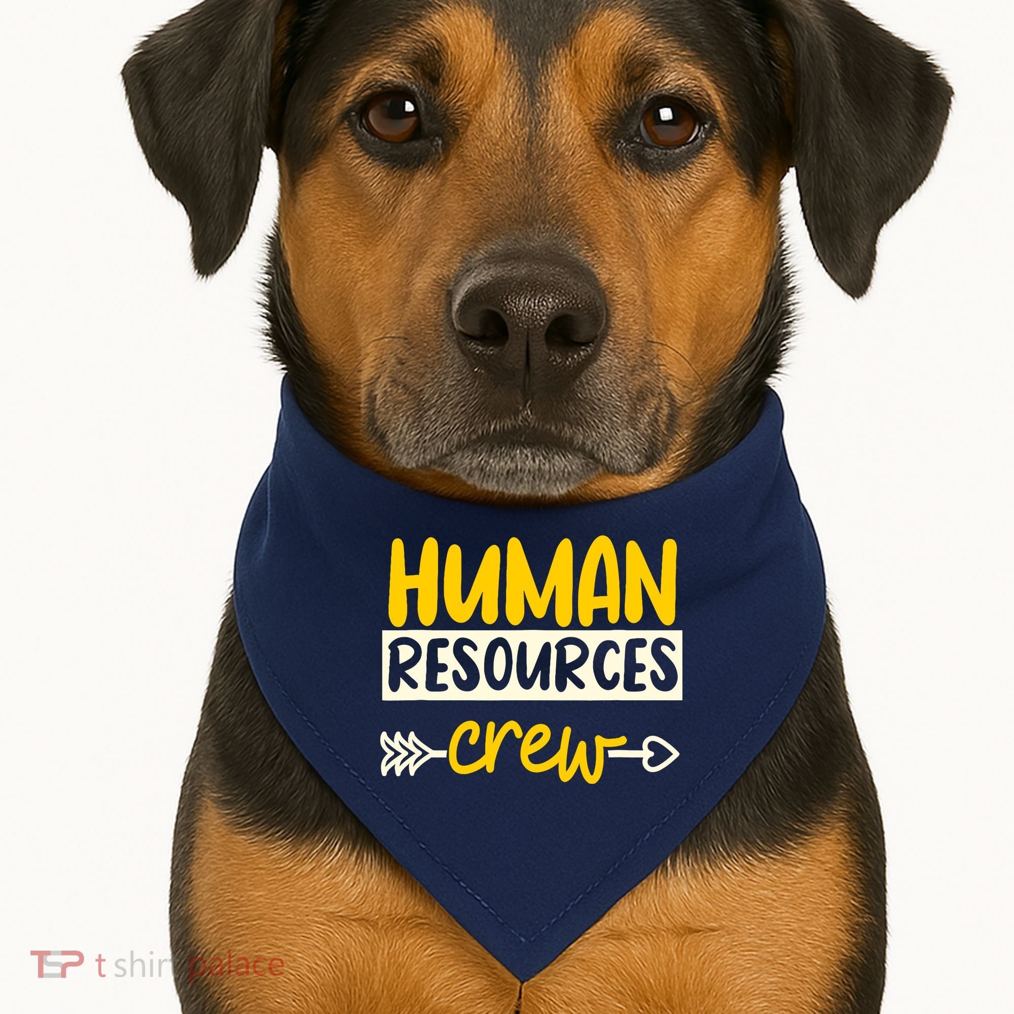 Human Resources Crew Hr Management Recruitment Hrm USA-Made Doggie Bandana