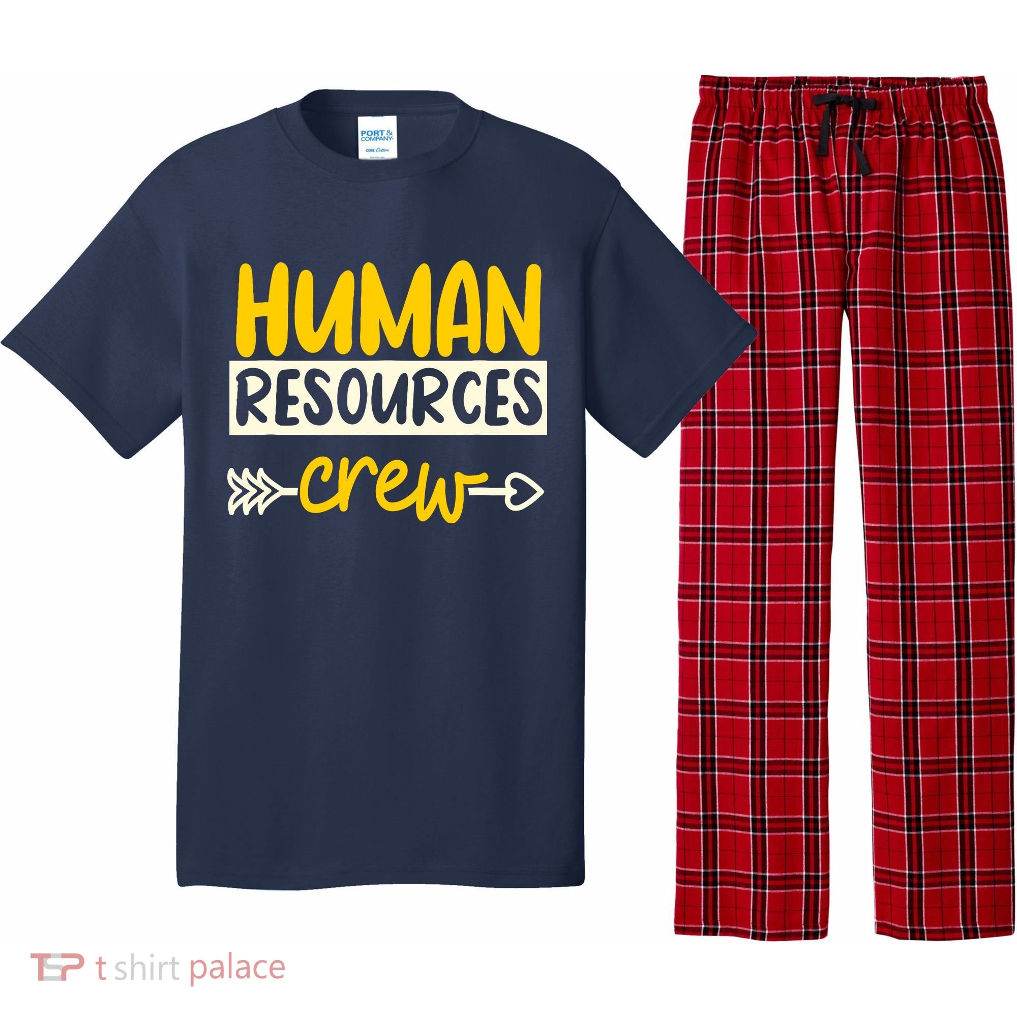 Human Resources Crew Hr Management Recruitment Hrm Pajama Set
