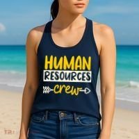 Human Resources Crew Hr Management Recruitment Hrm Women's Tank Top thumb 2
