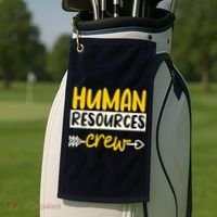 Human Resources Crew Hr Management Recruitment Hrm Golf Towel thumb 2