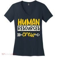 Human Resources Crew Hr Management Recruitment Hrm Women's V-Neck T-Shirt thumb 0
