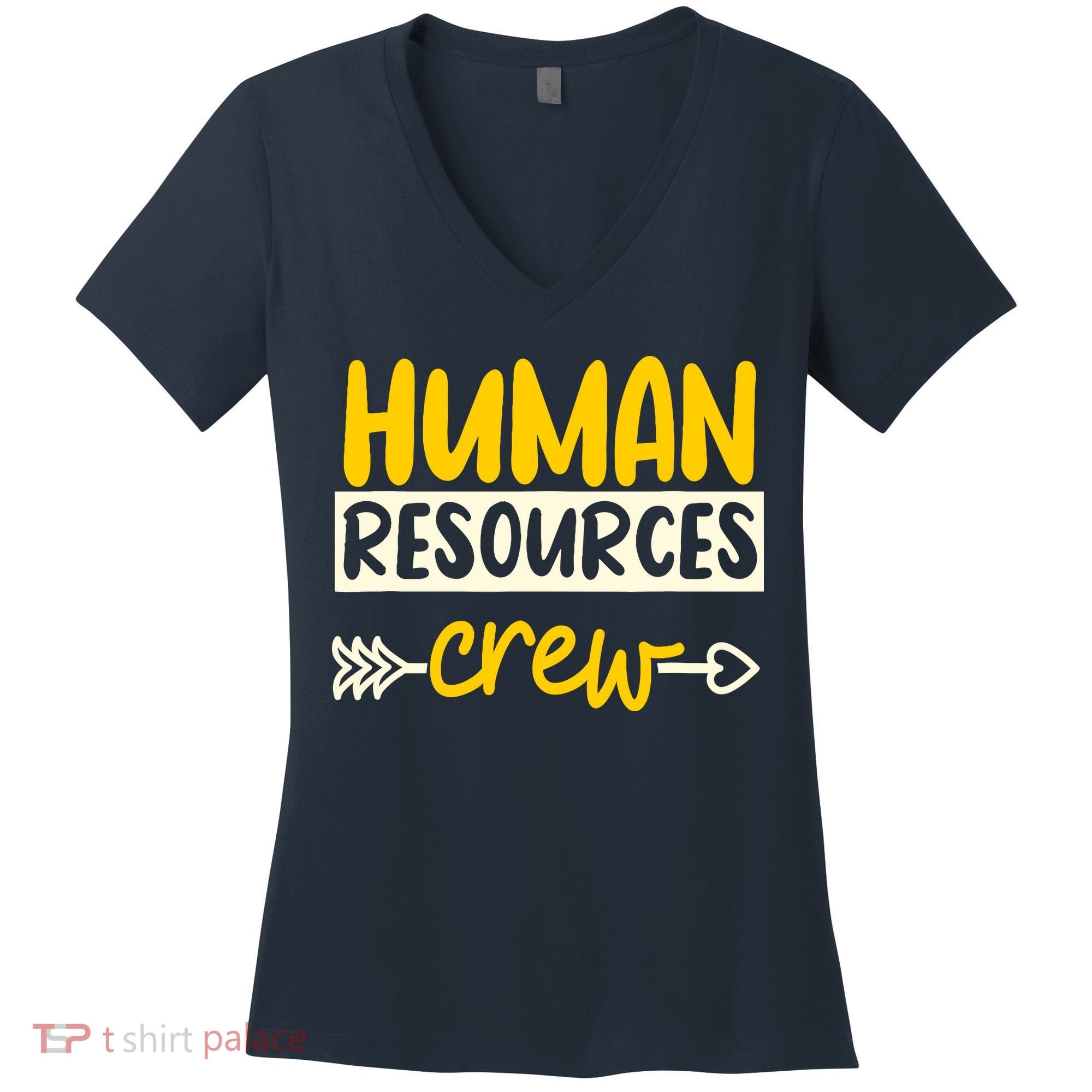 Human Resources Crew Hr Management Recruitment Hrm Women's V-Neck T-Shirt