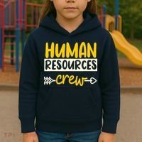 Human Resources Crew Hr Management Recruitment Hrm Kids Hoodie thumb 3
