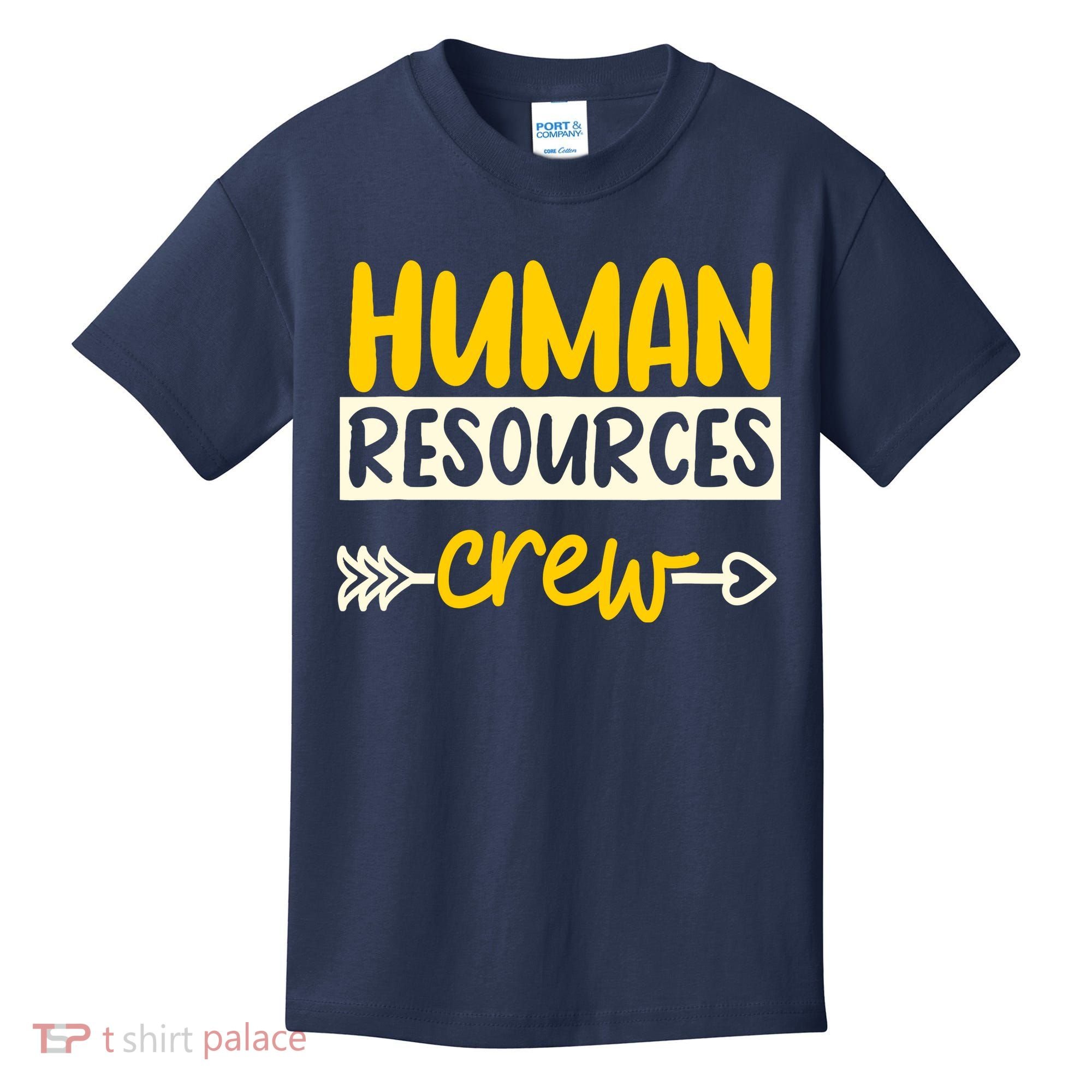 Human Resources Crew Hr Management Recruitment Hrm Kids T-Shirt