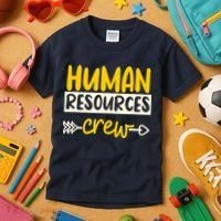 Human Resources Crew Hr Management Recruitment Hrm Kids T-Shirt thumb 3