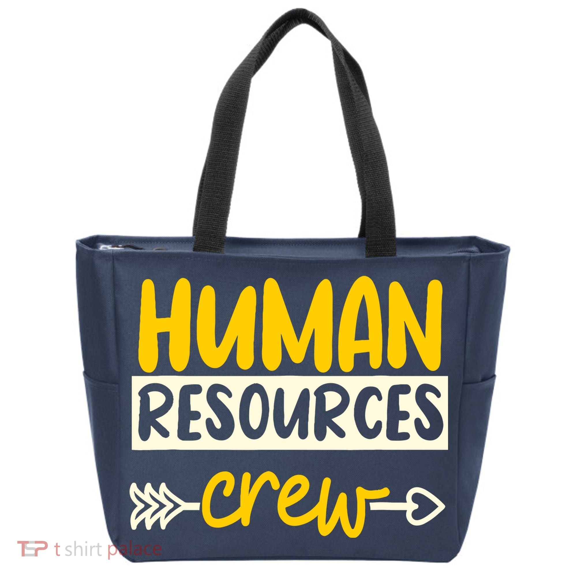 Human Resources Crew Hr Management Recruitment Hrm Tote Bag