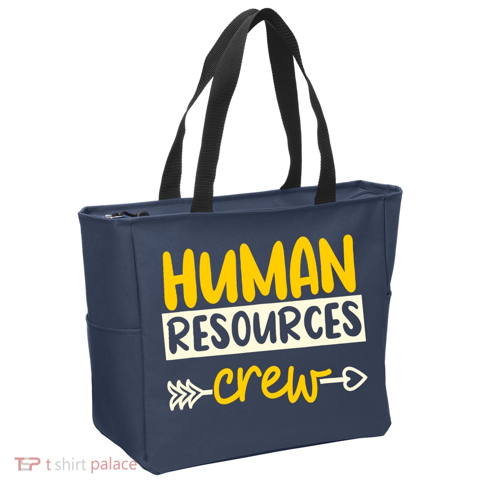 Human Resources Crew Hr Management Recruitment Hrm Tote Bag