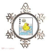 Happy Rubber Duck Japanese Wave Anime Kawaii Aesthetic Ornament thumb 0