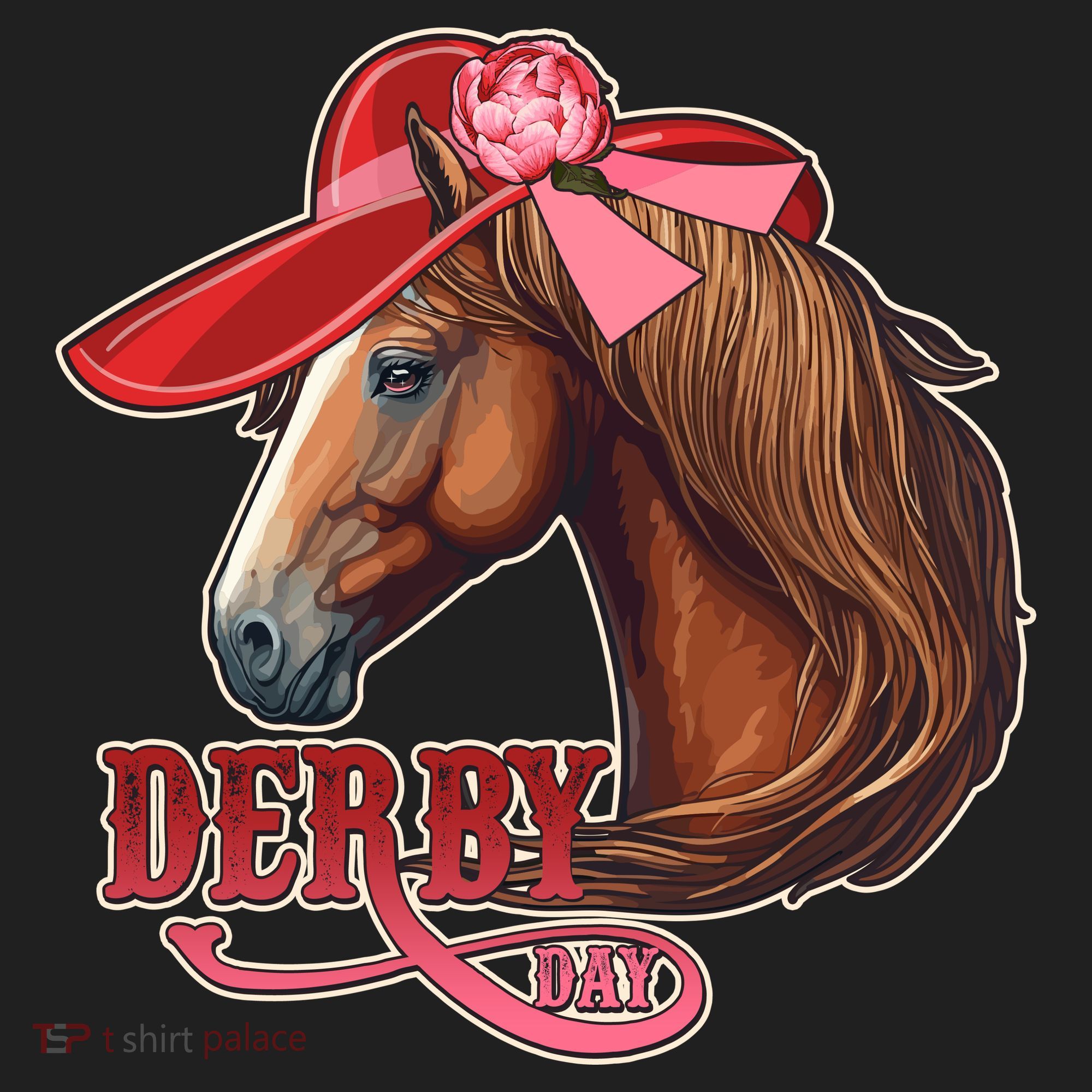 Horse Racing Derby Day Hat Horse Women's Sweatshirt
