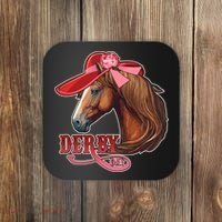 Horse Racing Derby Day Hat Horse Coaster thumb 0