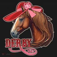 Horse Racing Derby Day Hat Horse Toddler Hoodie thumb 2