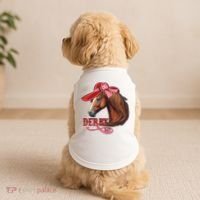 Horse Racing Derby Day Hat Horse Doggie Tank thumb 2