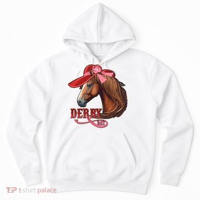 Horse Racing Derby Day Hat Horse Hoodie