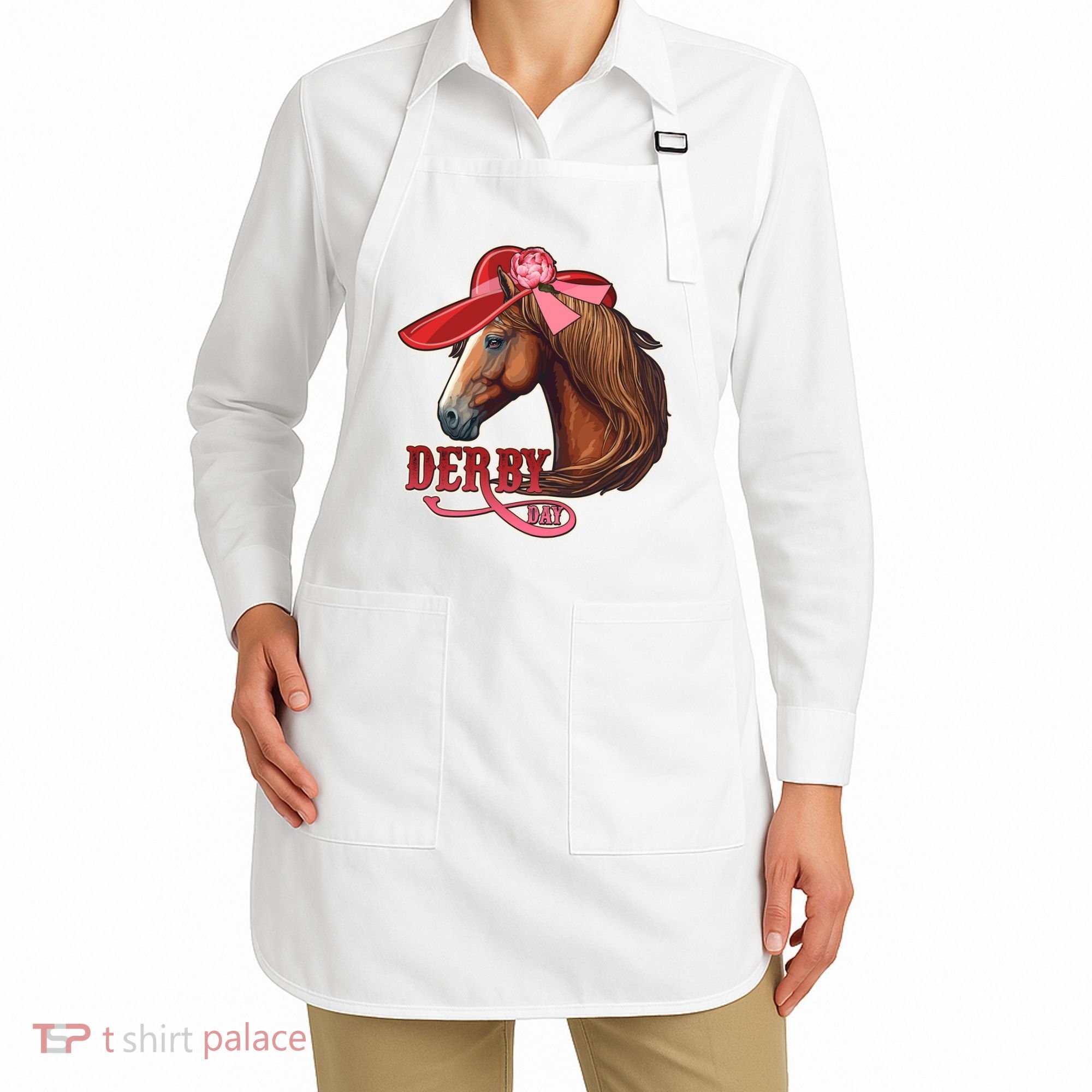 Horse Racing Derby Day Hat Horse Apron