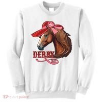 Horse Racing Derby Day Hat Horse Sweatshirt thumb 0