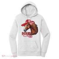 Horse Racing Derby Day Hat Horse Women's Hoodie thumb 0