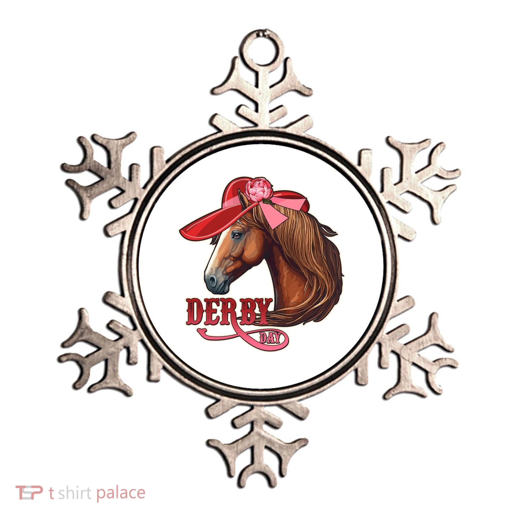 Horse Racing Derby Day Hat Horse Ornament