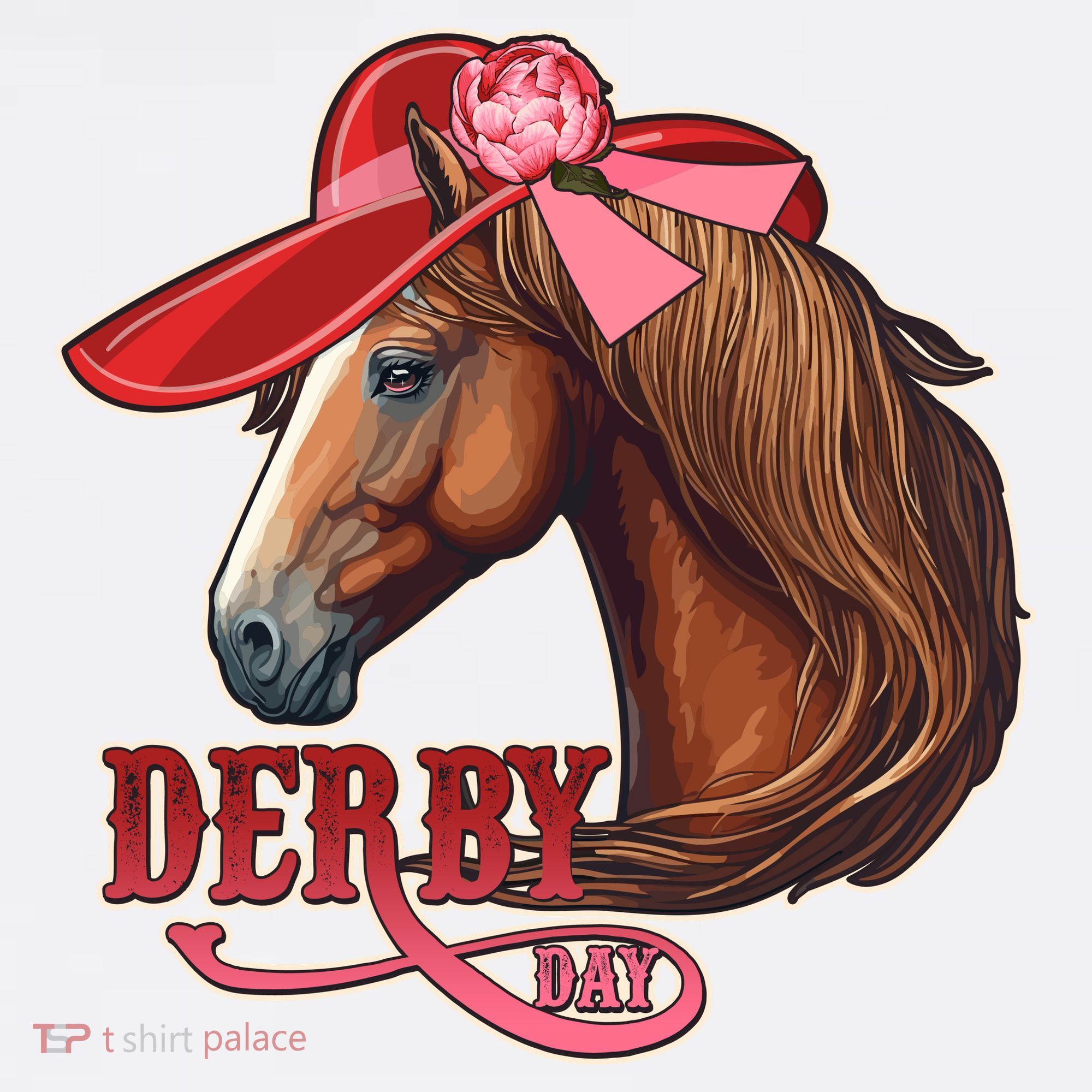 Horse Racing Derby Day Hat Horse Women's Tank Top