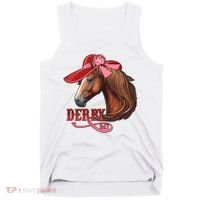 Horse Racing Derby Day Hat Horse Tank Top thumb 0