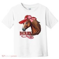 Horse Racing Derby Day Hat Horse Toddler T-Shirt thumb 0