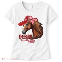 Horse Racing Derby Day Hat Horse Women's T-Shirt thumb 0