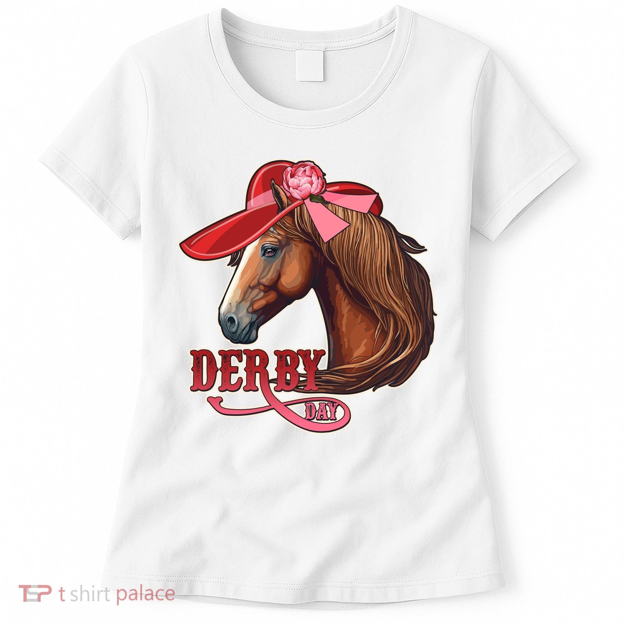 Horse Racing Derby Day Hat Horse Women's T-Shirt
