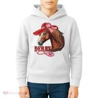 Horse Racing Derby Day Hat Horse Kids Hoodie thumb 4