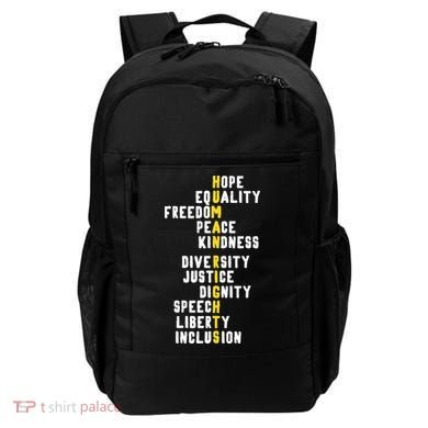 Human Rights Diversity Justice & Peace To All Backpack