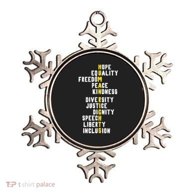 Human Rights Diversity Justice & Peace To All Ornament