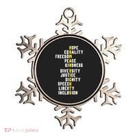 Human Rights Diversity Justice & Peace To All Ornament thumb 0