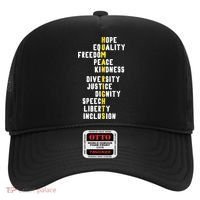 Human Rights Diversity Justice & Peace To All Hat thumb 0