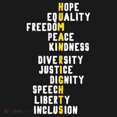 Human Rights Diversity Justice & Peace To All Cropped Pullover Crew