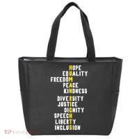 Human Rights Diversity Justice & Peace To All Tote Bag thumb 0