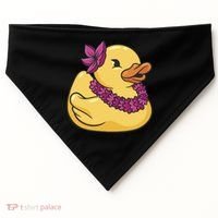 Hawaiian Rubber Ducky USA-Made Doggie Bandana thumb 0