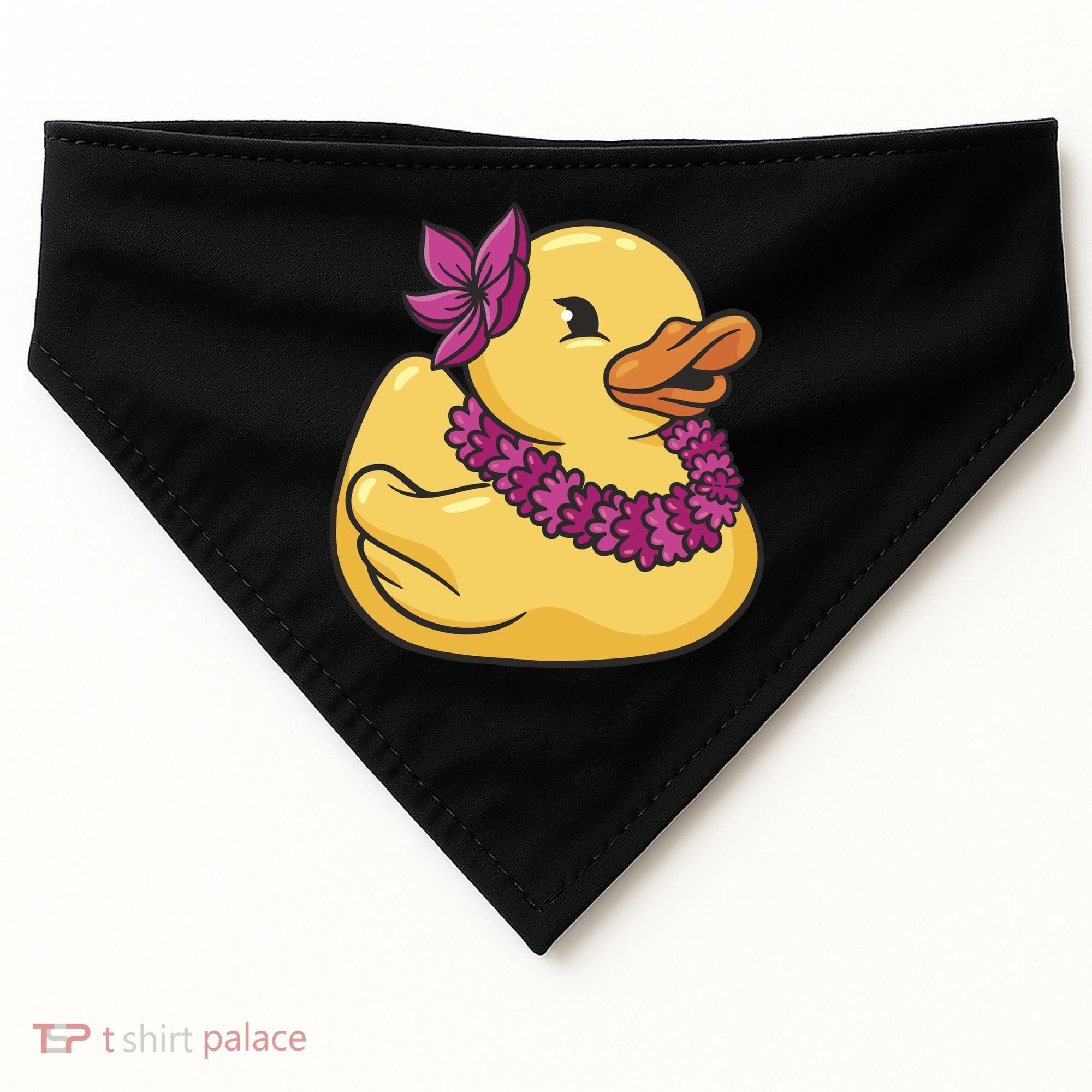 Hawaiian Rubber Ducky USA-Made Doggie Bandana