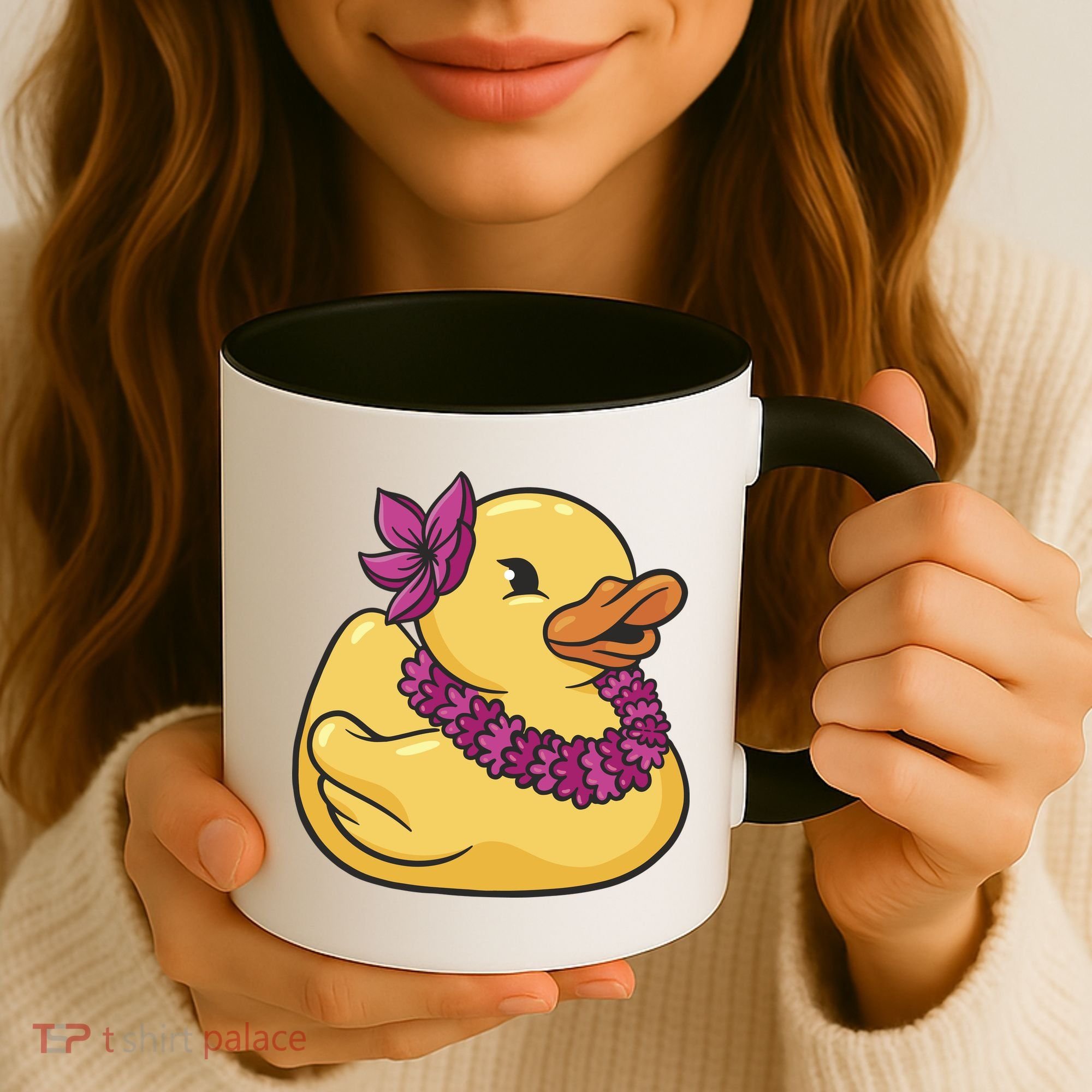 Hawaiian Rubber Ducky Coffee Mug