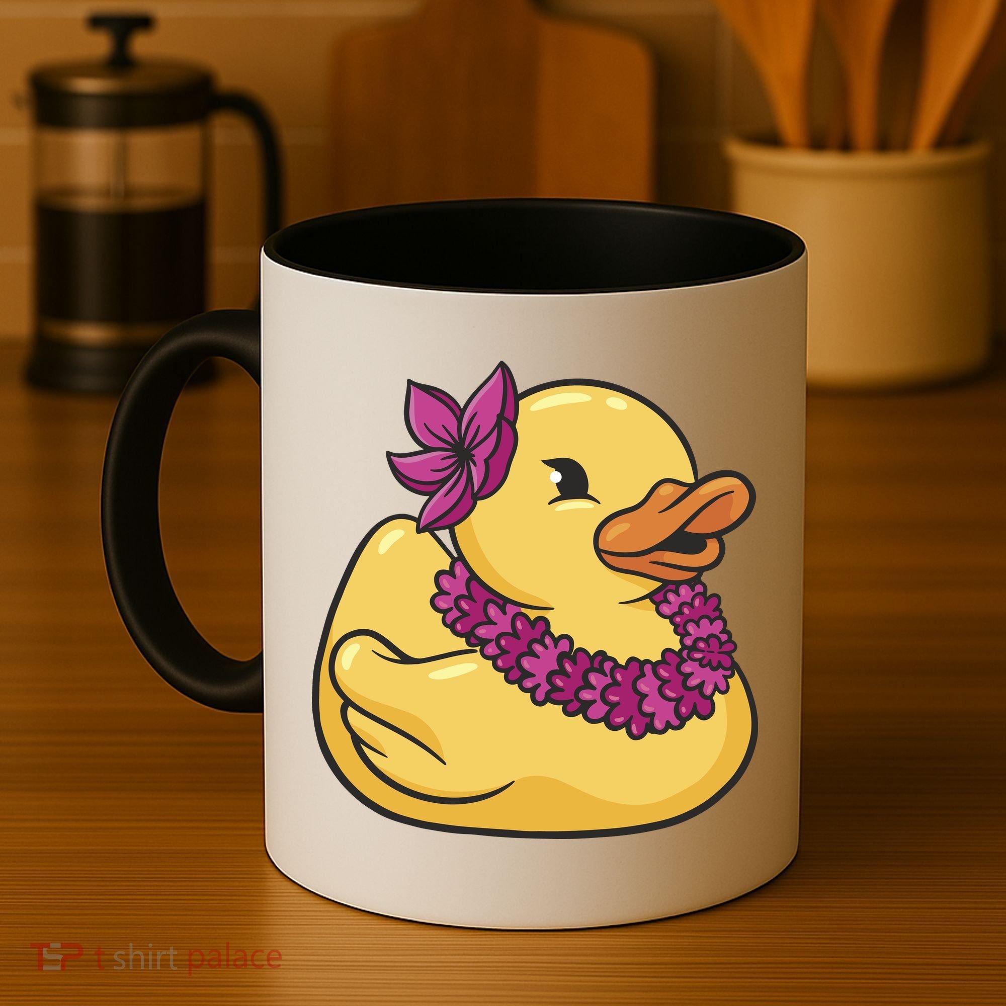 Hawaiian Rubber Ducky Coffee Mug