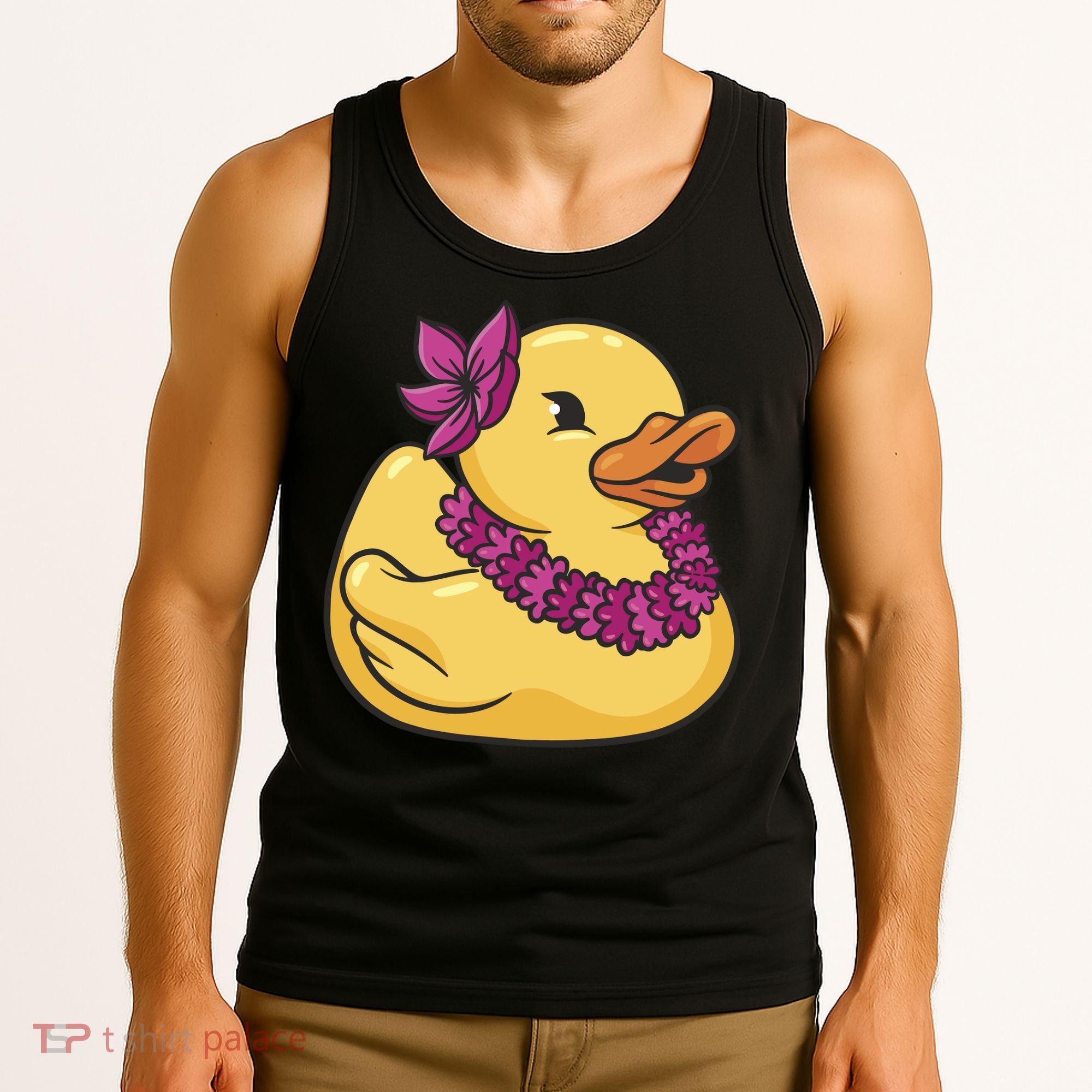Hawaiian Rubber Ducky Tank Top