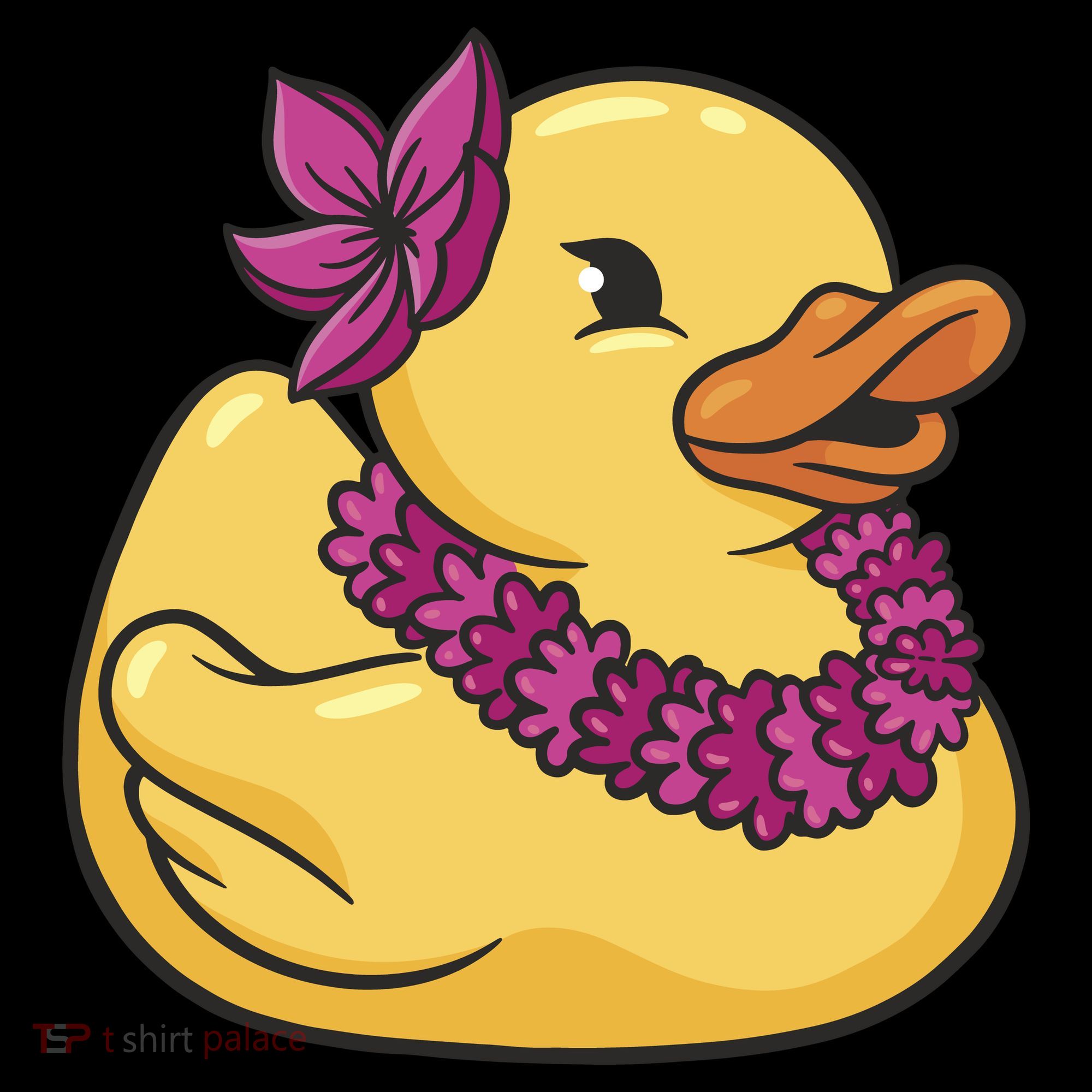 Hawaiian Rubber Ducky Women's Long Sleeve Shirt