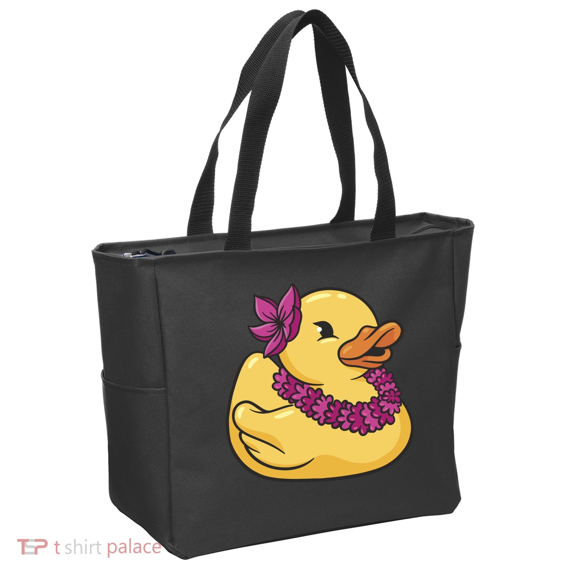 Hawaiian Rubber Ducky Tote Bag