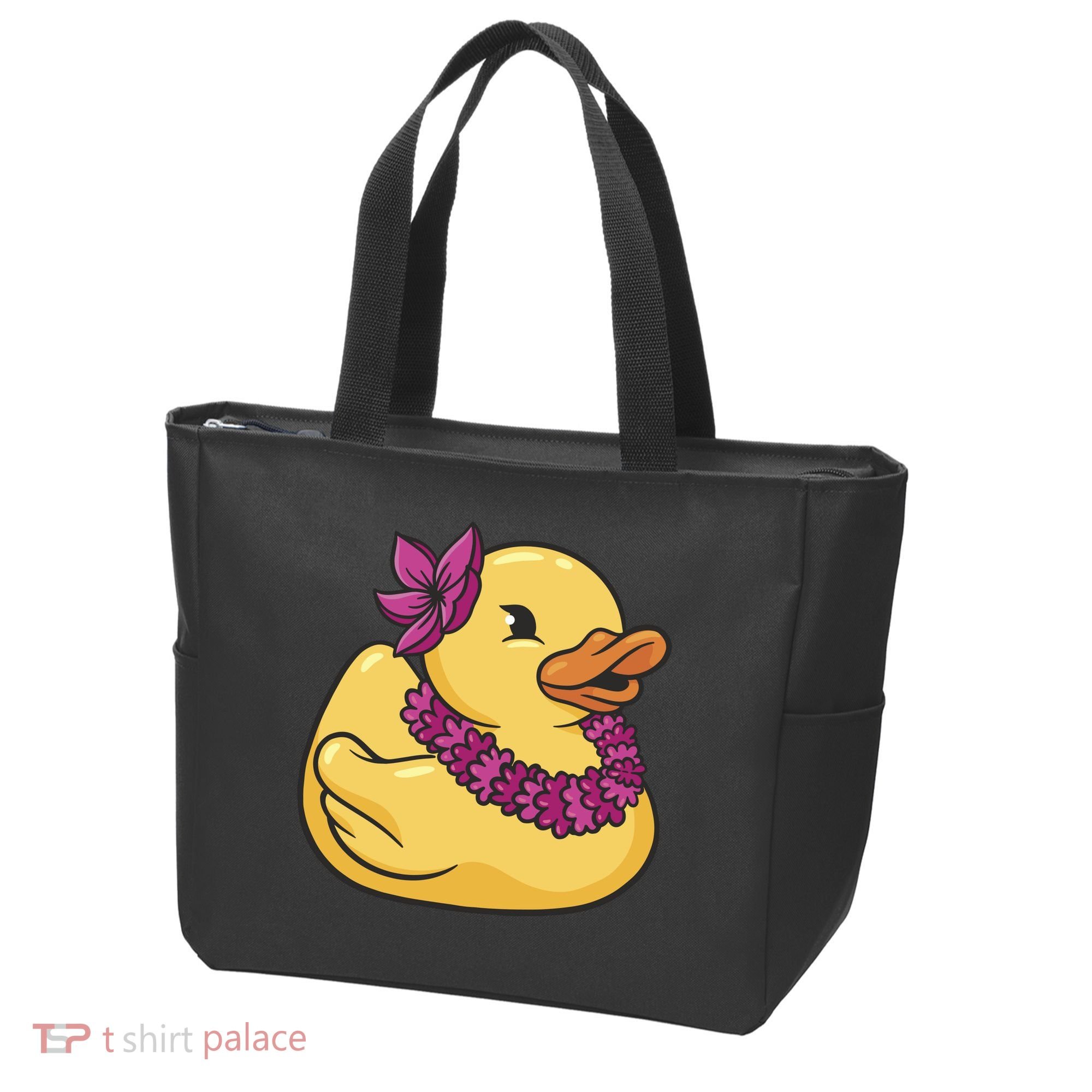 Hawaiian Rubber Ducky Tote Bag