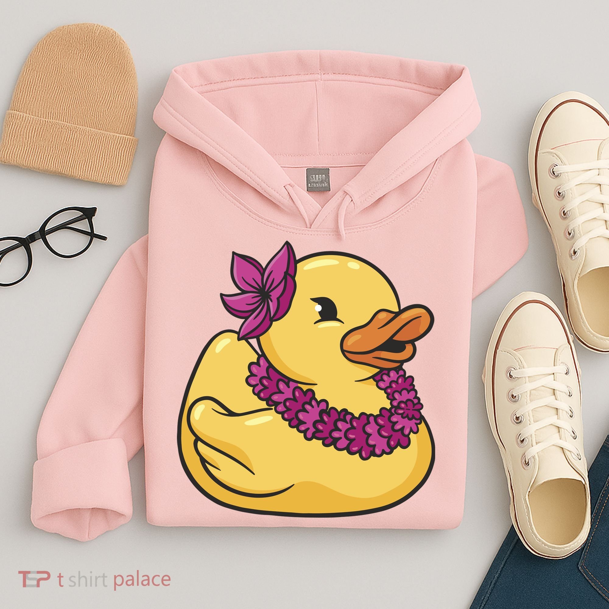 Hawaiian Rubber Ducky Hoodie