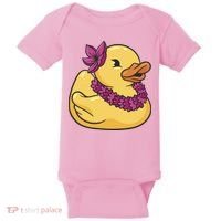 Hawaiian Rubber Ducky Baby Bodysuit thumb 0