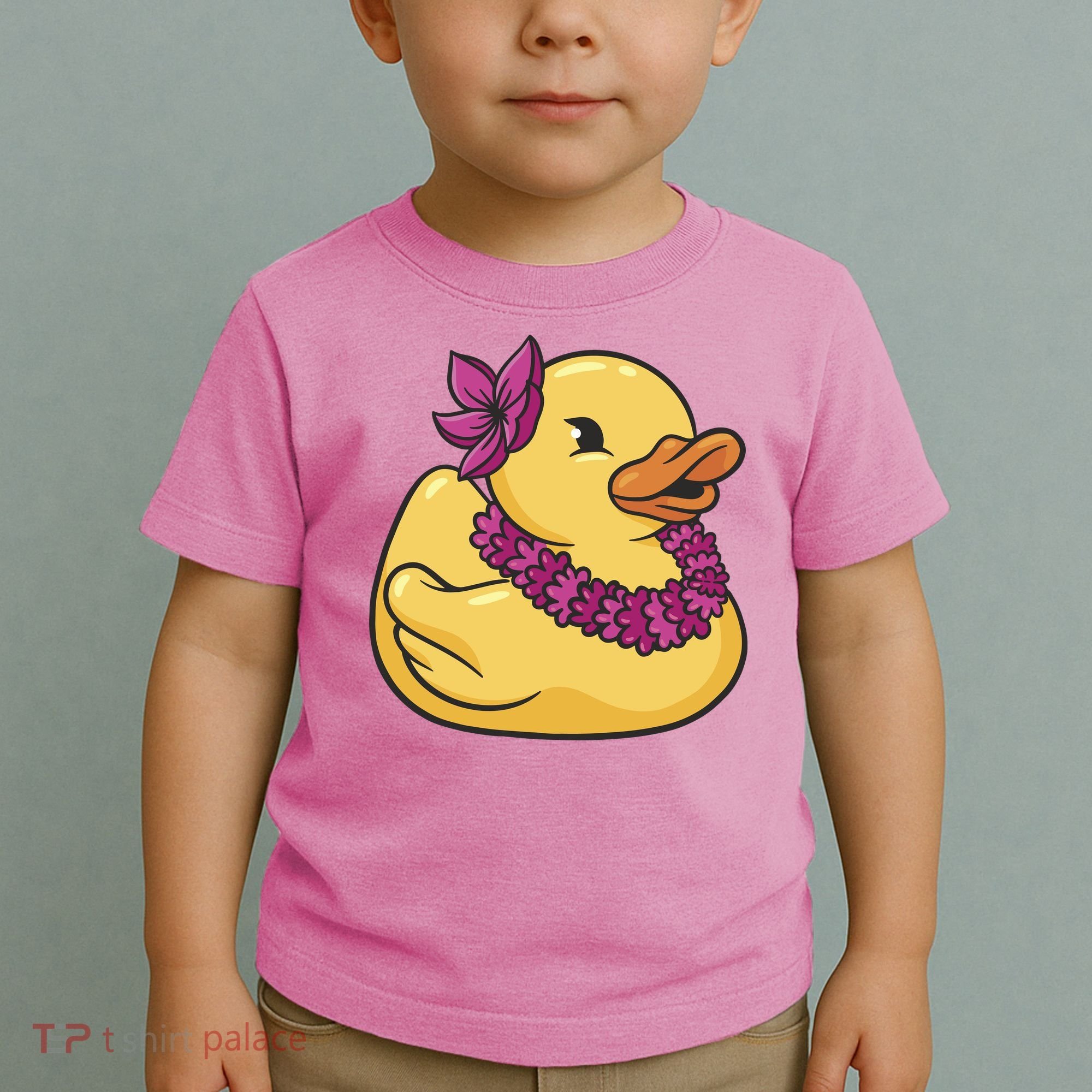 Hawaiian Rubber Ducky Toddler T-Shirt