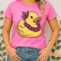 Hawaiian Rubber Ducky Women's T-Shirt thumb 2